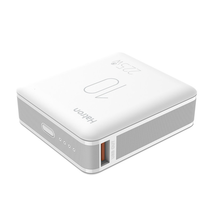 پاوربانک 22.5 وات هترون مدل HPB1065ME ظرفیت 10هزار میلیآمپرساعت