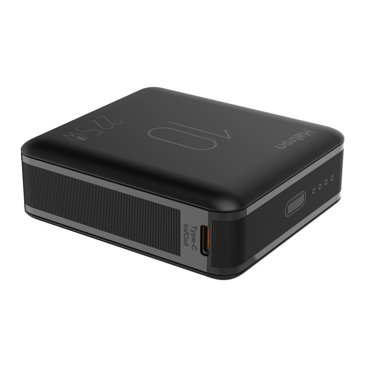 پاوربانک 22.5 وات هترون مدل HPB1065ME ظرفیت 10هزار میلیآمپرساعت