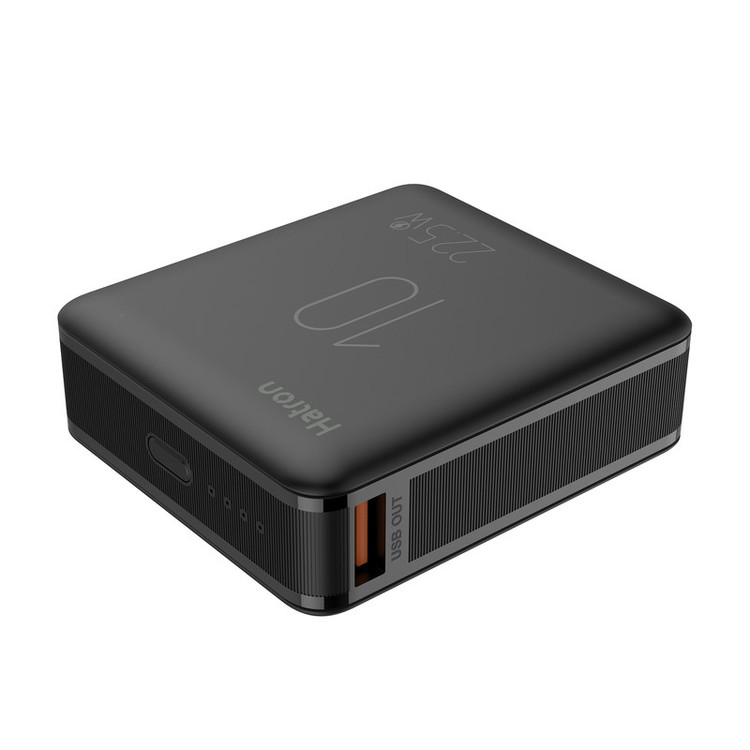 پاوربانک 22.5 وات هترون مدل HPB1065ME ظرفیت 10هزار میلیآمپرساعت