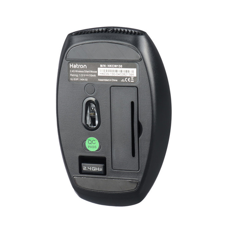 کیبورد و ماوس بی سیم هترون مدل HKCW130، سوییچ ممبران، Full-Size