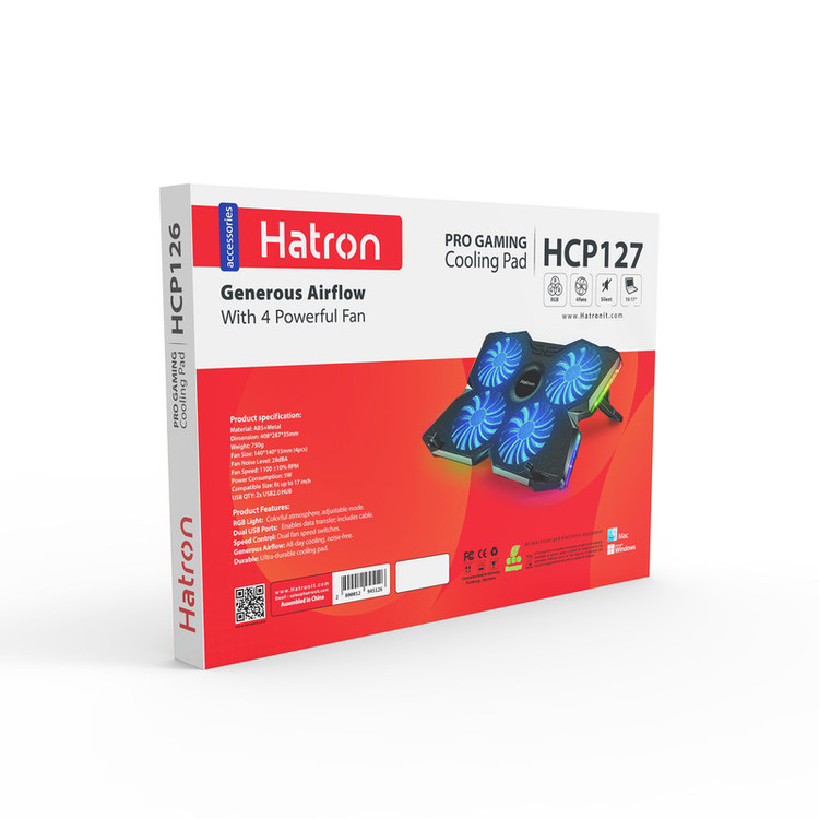 پایه خنک کننده لپ تاپ هترون مدل HCP127