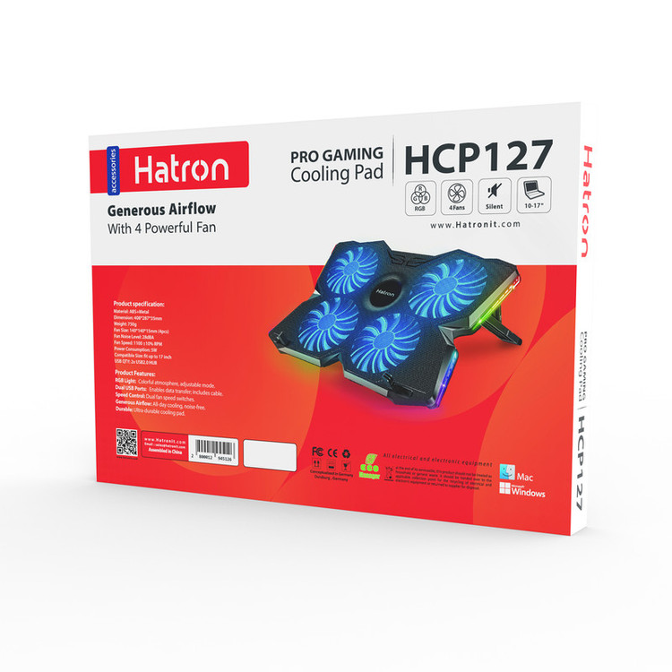 پایه خنک کننده لپ تاپ هترون مدل HCP127