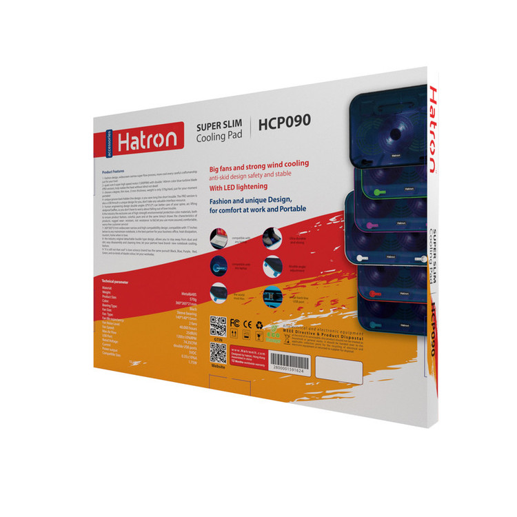 پایه خنک کننده لپ تاپ هترون مدل HCP090