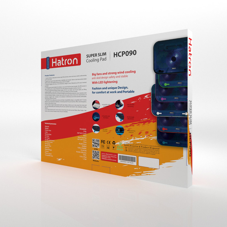 پایه خنک کننده لپ تاپ هترون مدل HCP090