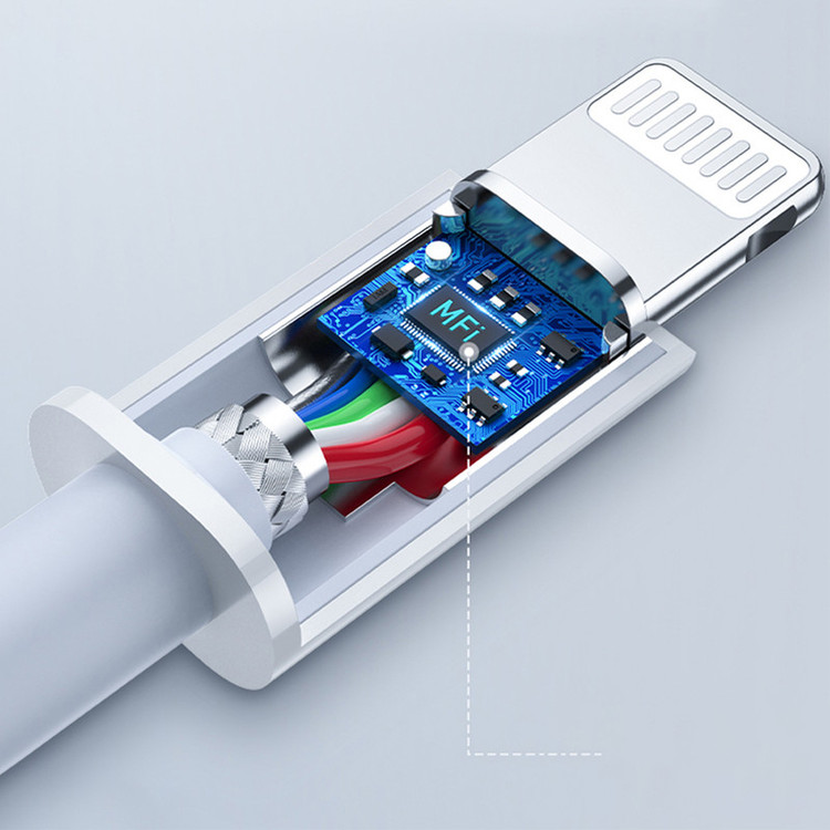 کابل شارژ USB-C به لایتنینگ هترون مدل MFI HC365i طول 1متر