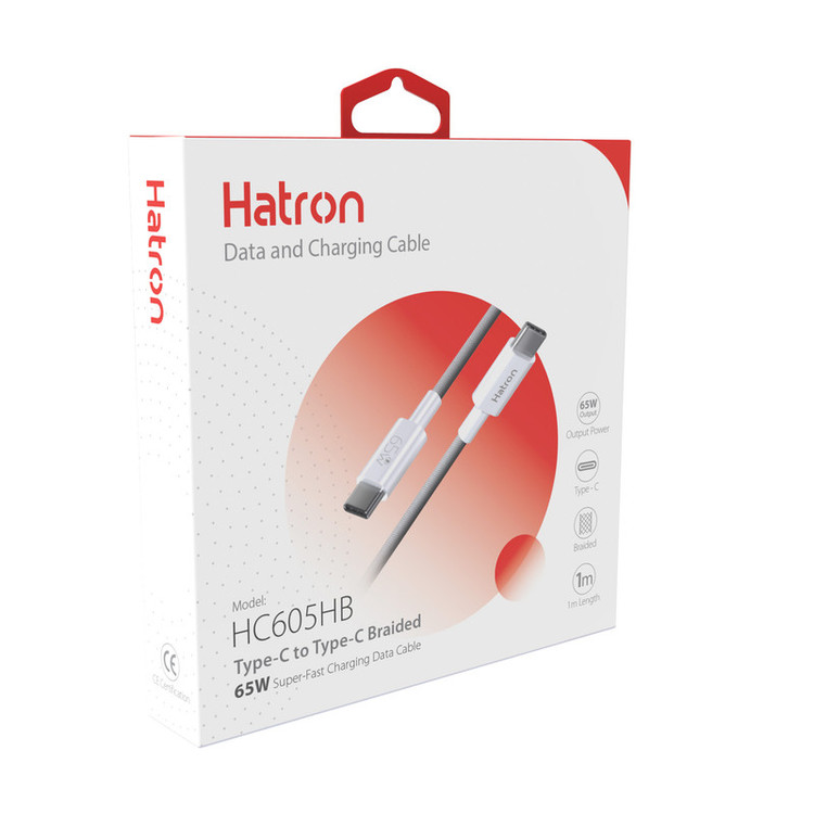 کابل تبدیل USB-C هترون مدل HC605HB طول 1 متر