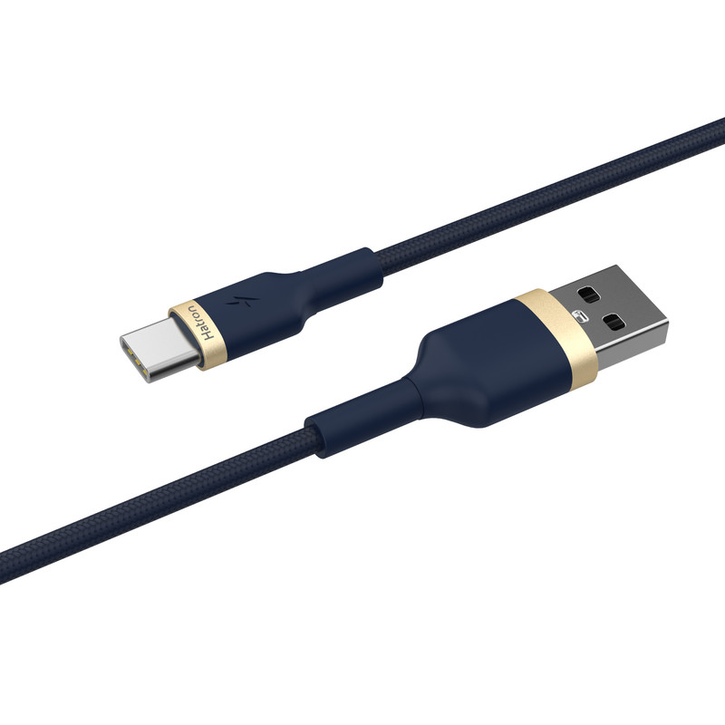 کابل تبدیل USB به USB-C هترون مدل HC203B طول 1 متر