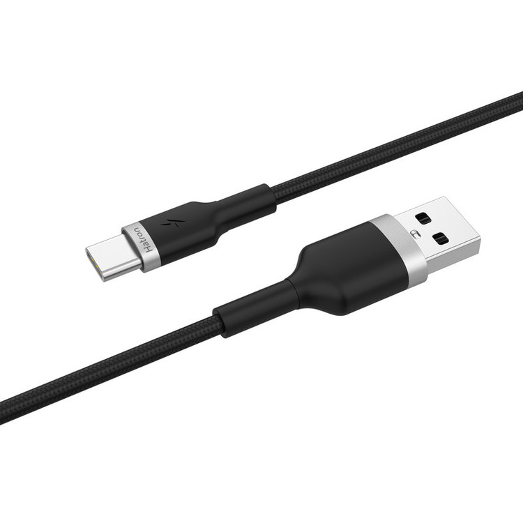کابل تبدیل USB به USB-C هترون مدل HC203B طول 1 متر