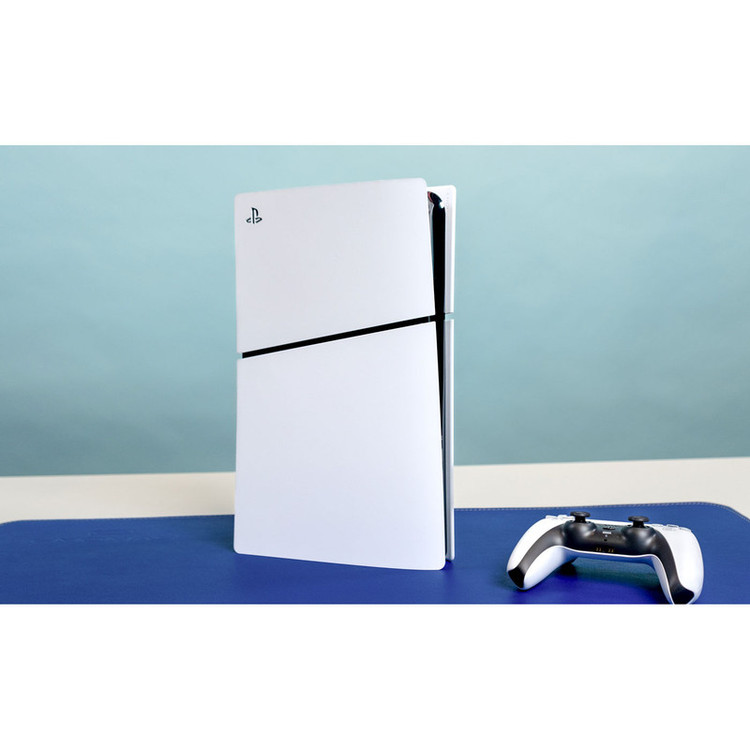 کنسول بازی سونی مدل PlayStation 5 Slim Digital Edition ظرفیت 825 گیگابایت ریجن CFI-2116 اروپا به همراه دسته اضافی و پایه شارژر
