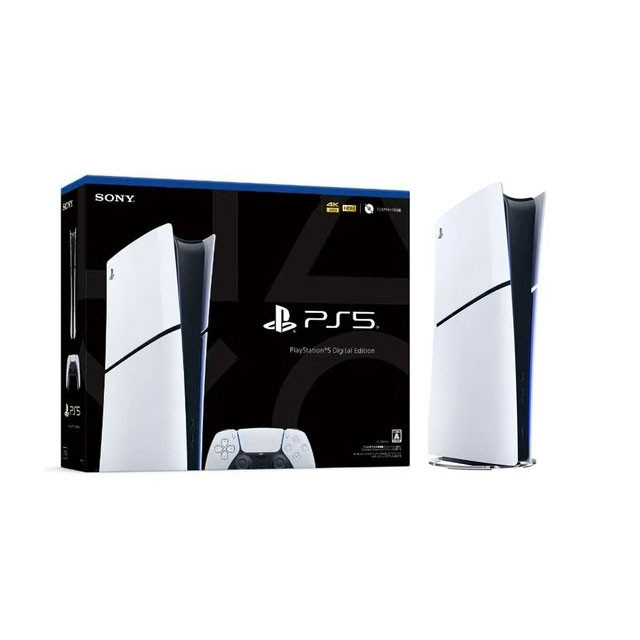 کنسول بازی سونی مدل PlayStation 5 Slim Digital Edition ظرفیت 825 گیگابایت ریجن CFI-2116 اروپا به همراه دسته اضافی و پایه شارژر