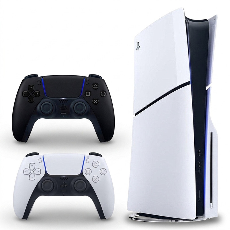 کنسول بازی سونی مدل PlayStation 5 Slim ظرفیت یک ترابایت ریجن 2016A اروپا به همراه دسته اضافی