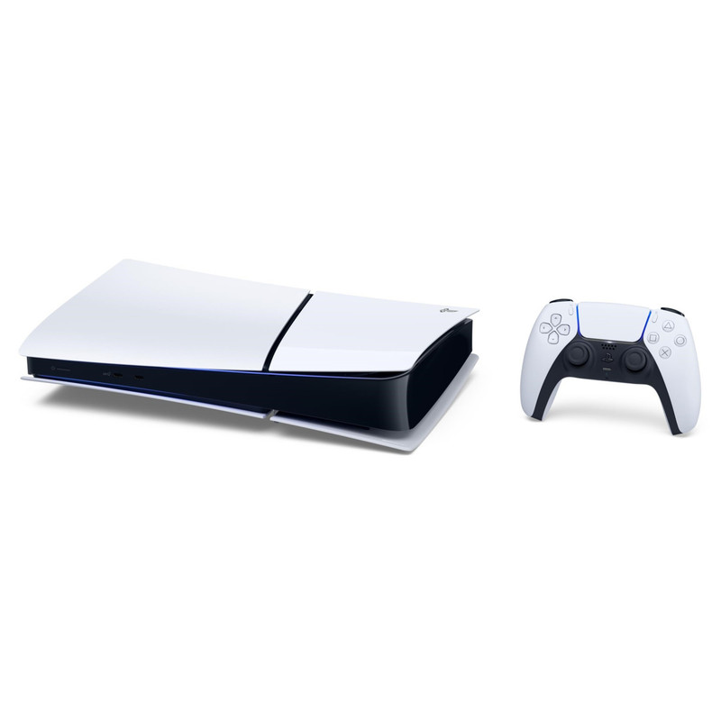کنسول بازی سونی مدل PlayStation 5 Slim Digital Edition ظرفیت 825 گیگابایت ریجن CFI-2116 اروپا به همراه دسته اضافی