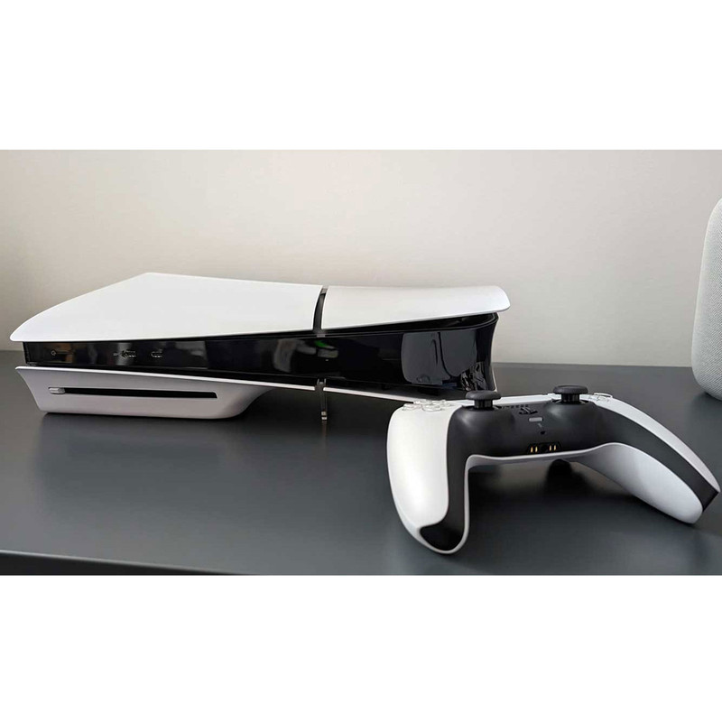 کنسول بازی سونی مدل PlayStation 5 Slim ظرفیت 1 ترابایت ریجن CFI-2116 اروپا به همراه دسته اضافی و پایه شارژر