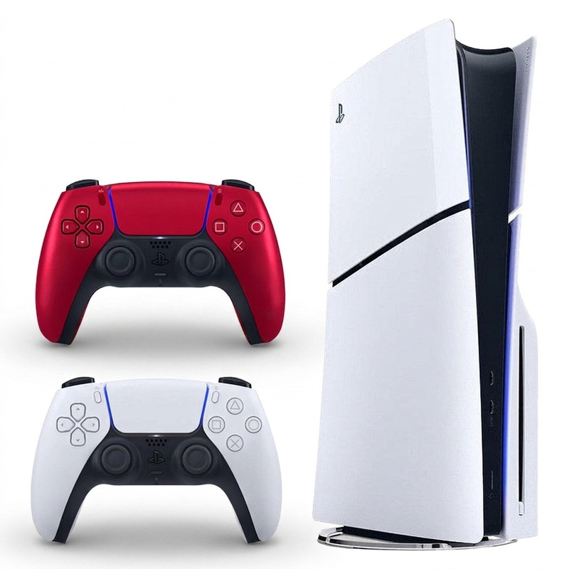 کنسول بازی سونی مدل PlayStation 5 Slim ظرفیت یک ترابایت ریجن 2016A اروپا به همراه دسته اضافی