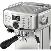 اسپرسو ساز نیمهصنعتی 1.8 لیتری مباشی مدل ECM 2110، نیمه اتوماتیک با مصرف پودر قهوه، مناسب تهیه اسپرسو، کافه لاته، موکا و کاپوچینو، دارای یک عدد نازل قهوه، حالت آماده به کار و سیستم گرم کردن فنجان