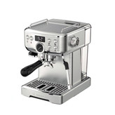 اسپرسو ساز نیمهصنعتی 1.8 لیتری مباشی مدل ECM 2110، نیمه اتوماتیک با مصرف پودر قهوه، مناسب تهیه اسپرسو، کافه لاته، موکا و کاپوچینو، دارای یک عدد نازل قهوه، حالت آماده به کار و سیستم گرم کردن فنجان