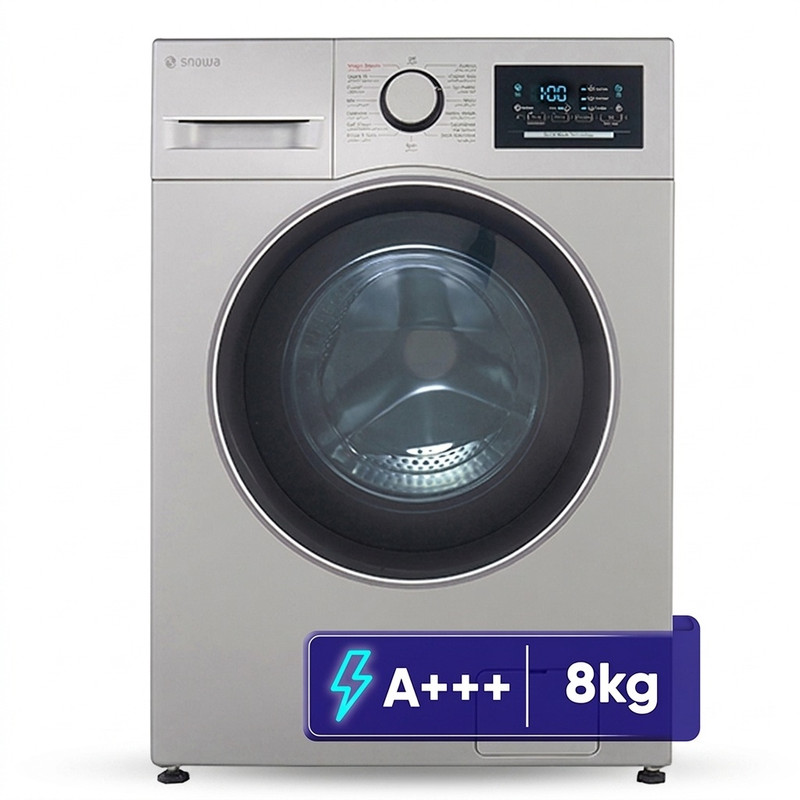 ماشین لباسشویی 8 کیلوگرم اتوماتیک اسنوا مدل SWM-A81S