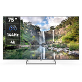 تلویزیون 75 اینچ کیو ال ای دی هوشمند جی پلاس مدل GTV-75SQM637SP