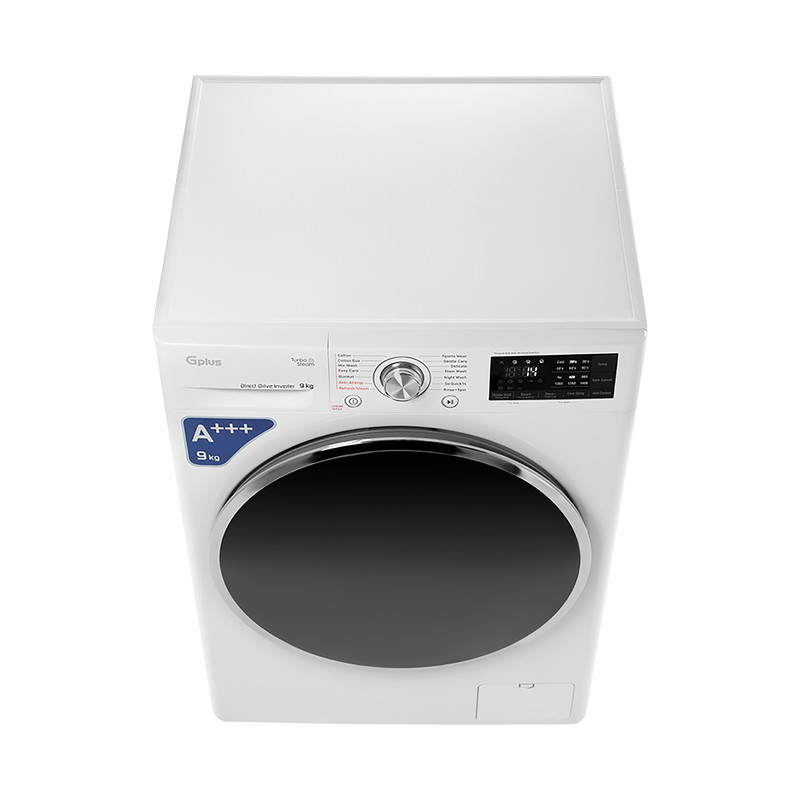 ماشین لباسشویی 9 کیلوگرم اتوماتیک جی پلاس مدل GWM-R909W
