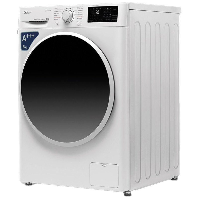 ماشین لباسشویی 8 کیلوگرم اتوماتیک جی پلاس مدل GWM-R87W.KTN