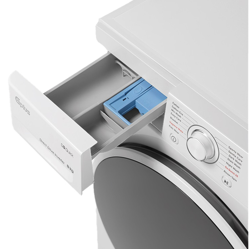 ماشین لباسشویی 8 کیلوگرم اتوماتیک جی پلاس مدل GWM-R87W.KTN