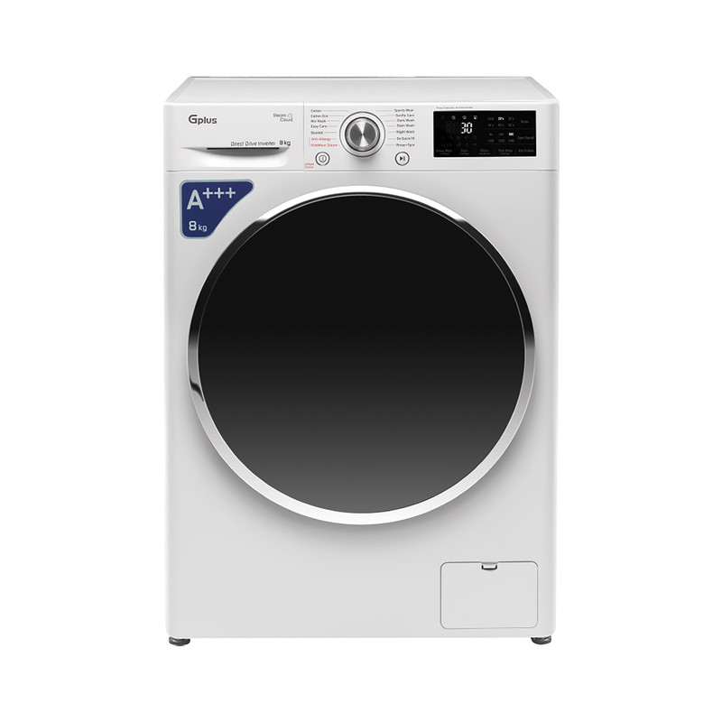 ماشین لباسشویی 8 کیلوگرم اتوماتیک جی پلاس مدل GWM-R808W