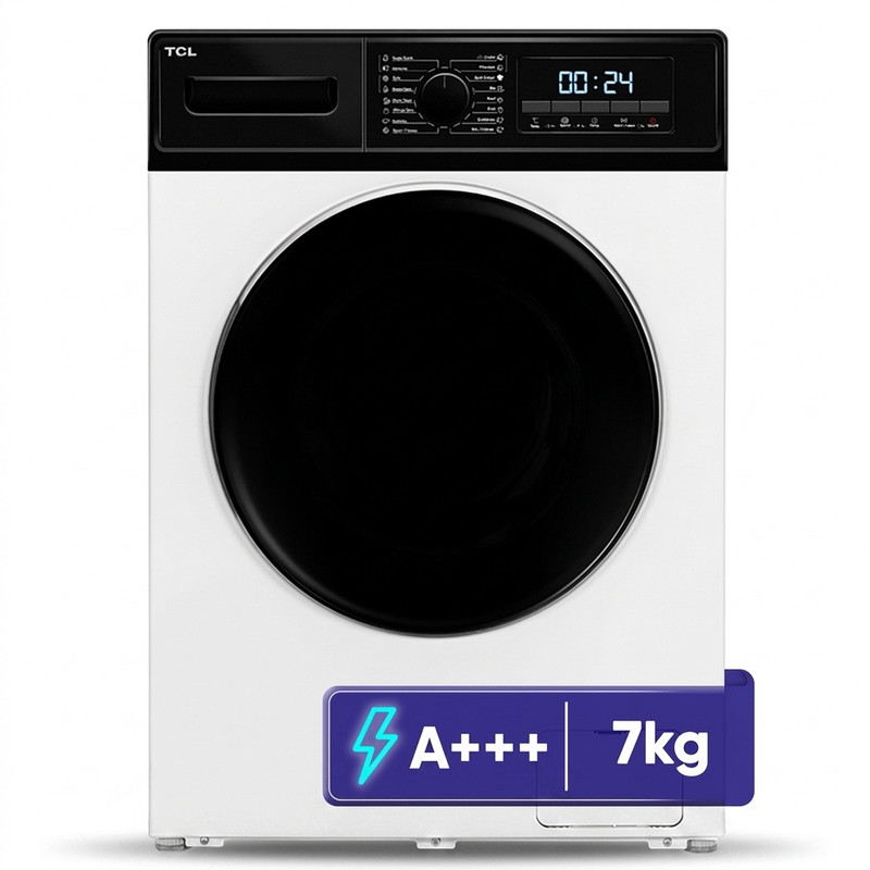 ماشین لباسشویی 7 کیلوگرم اتوماتیک تی سی ال مدل G72-BW/BS