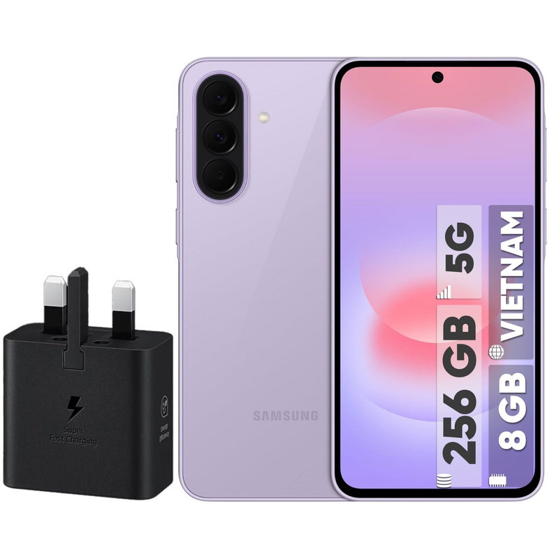 گوشی موبایل سامسونگ مدل Galaxy A37 دو سیم‌کارت ظرفیت 256 گیگابایت و رم 8 گیگابایت - ویتنام - به همراه شارژر 25 وات سامسونگ