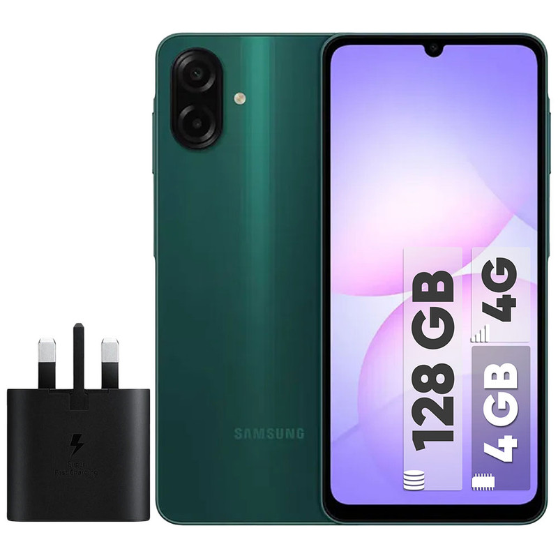 گوشی موبایل سامسونگ مدل Galaxy A07 دو سیم کارت ظرفیت 128 گیگابایت و رم 4 گیگابایت به همراه شارژر 25 وات سامسونگ