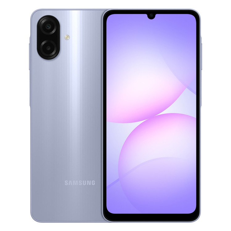 گوشی موبایل سامسونگ مدل Galaxy A07 دو سیم کارت ظرفیت 128گیگابایت و رم 6 گیگابایت - به همراه شارژر 25 وات سامسونگ، 2 عدد قاب و 1 عدد محافظ صفحه نمایش