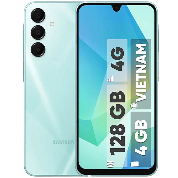 گوشی موبایل سامسونگ مدل Galaxy A16 4G دو سیم کارت ظرفیت 128 گیگابایت و رم 4 گیگابایت - ویتنام - به همراه شارژر 25 وات سامسونگ، 2 عدد کاور و 1 عدد محافظ صفحه نمایش