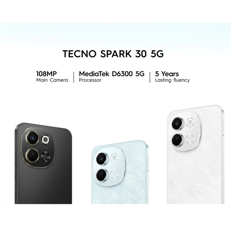 گوشی موبایل تکنو مدل Spark 30 5G دو سیمکارت ظرفیت 256 گیگابایت و رم 8 گیگابایت