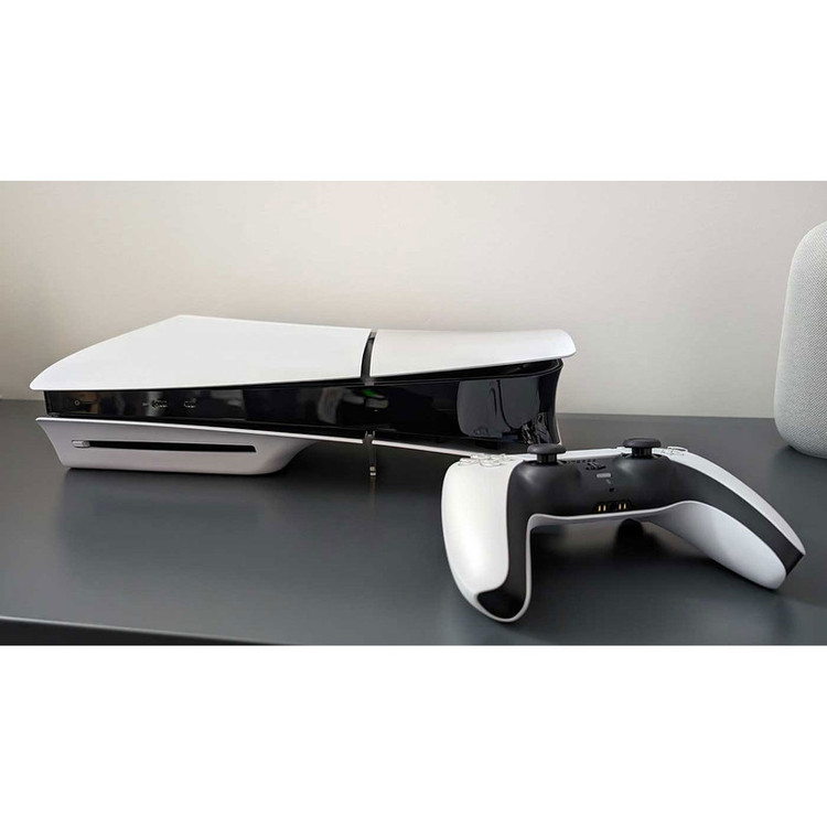 کنسول بازی سونی مدل PlayStation 5 Slim ریجن اروپا سری 2016A نسخه دیسکخور ظرفیت یک ترابایت به همراه دسته اضافی و بازی EA SPORTS FC 26