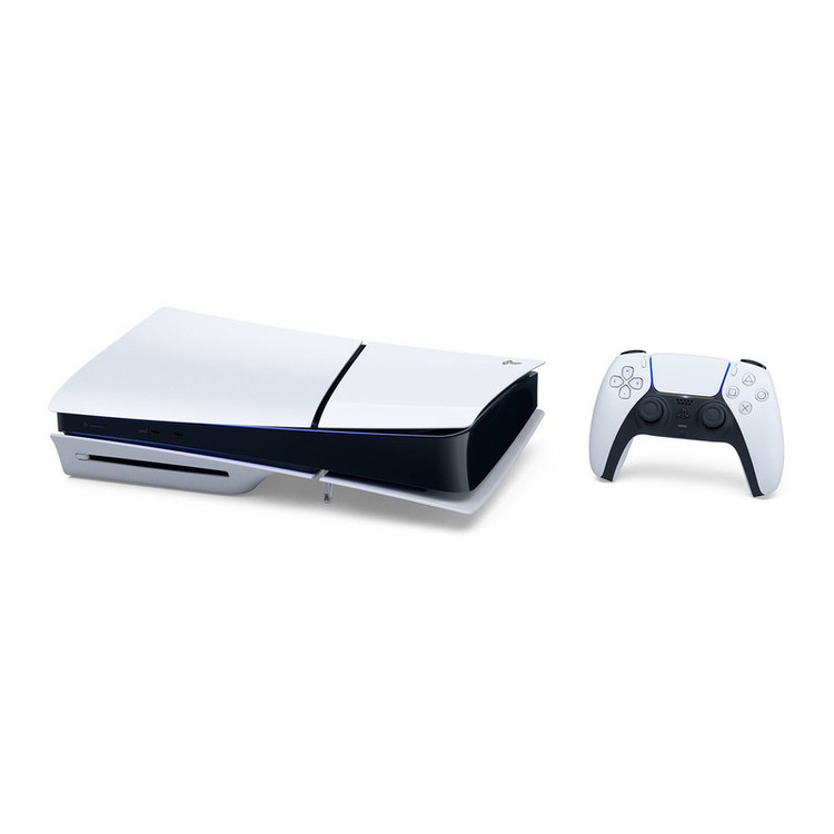 کنسول بازی سونی مدل PlayStation 5 Slim ریجن اروپا سری 2016A نسخه دیسکخور ظرفیت یک ترابایت به همراه دسته اضافی و بازی EA SPORTS FC 26