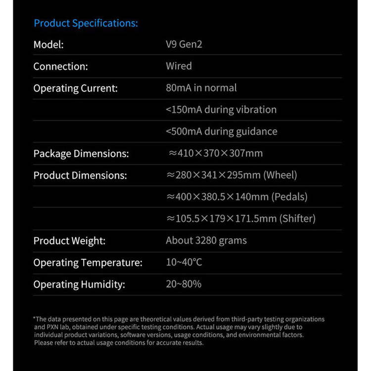 گجت دسته فرمان بازی پی ایکس ان مدل V9 Gen2