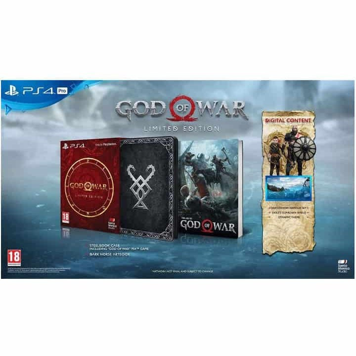 بازی GOD OF WAR 4 مخصوص PS4 نسخه LIMITED EDITION