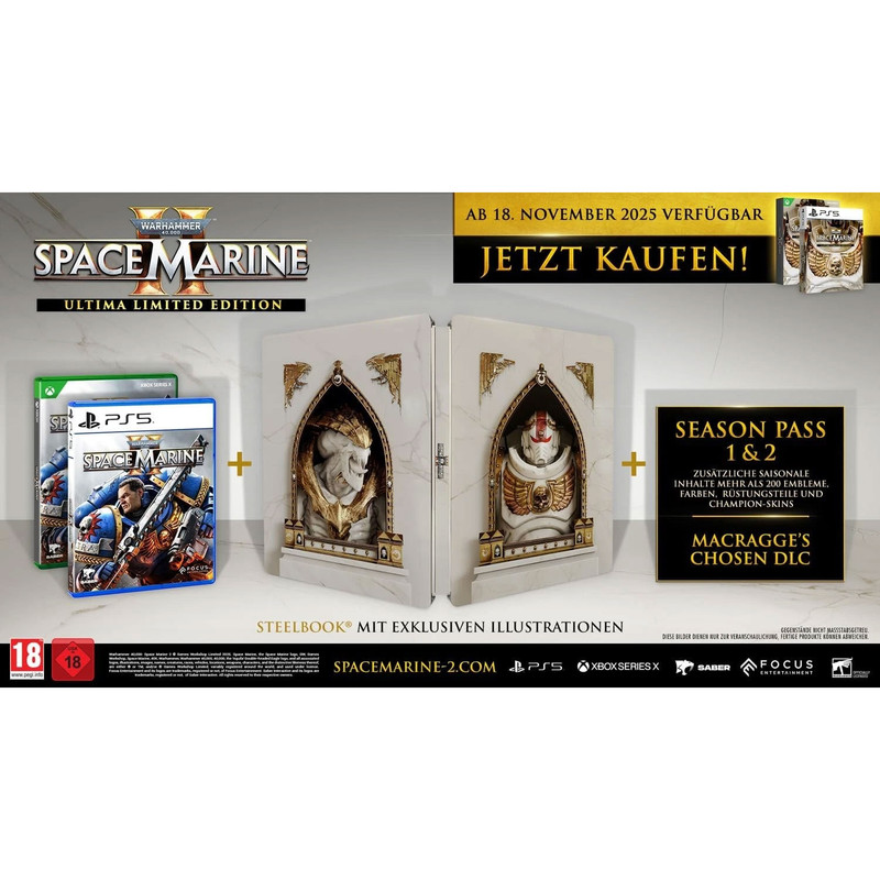 بازی Warhammer 40,000: Space Marine 2 نسخه Ultimate مخصوص PS5