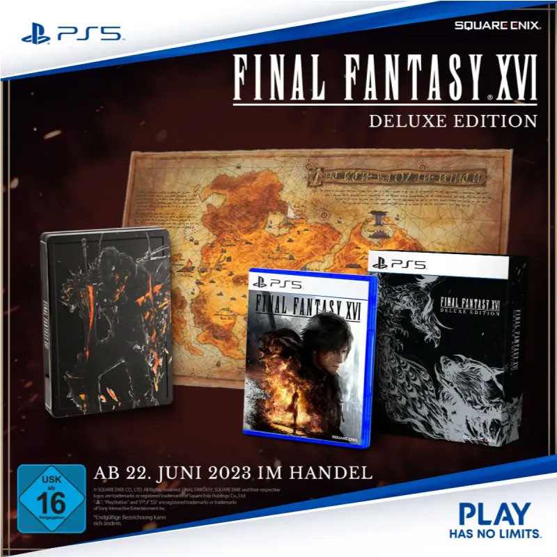 بازی Final Fantasy XVI نسخه Deluxe مخصوص PS5