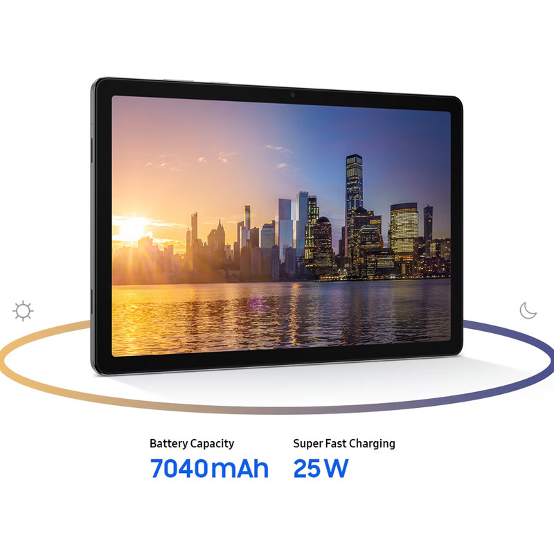 تبلت 11 اینچ سامسونگ مدل Galaxy Tab A11 Plus 5G، ظرفیت 128 گیگابایت و رم 6 گیگابایت، قابلیت پشتیبانی از سیم کارت، رزولوشن دوربین 8 مگاپیکسل