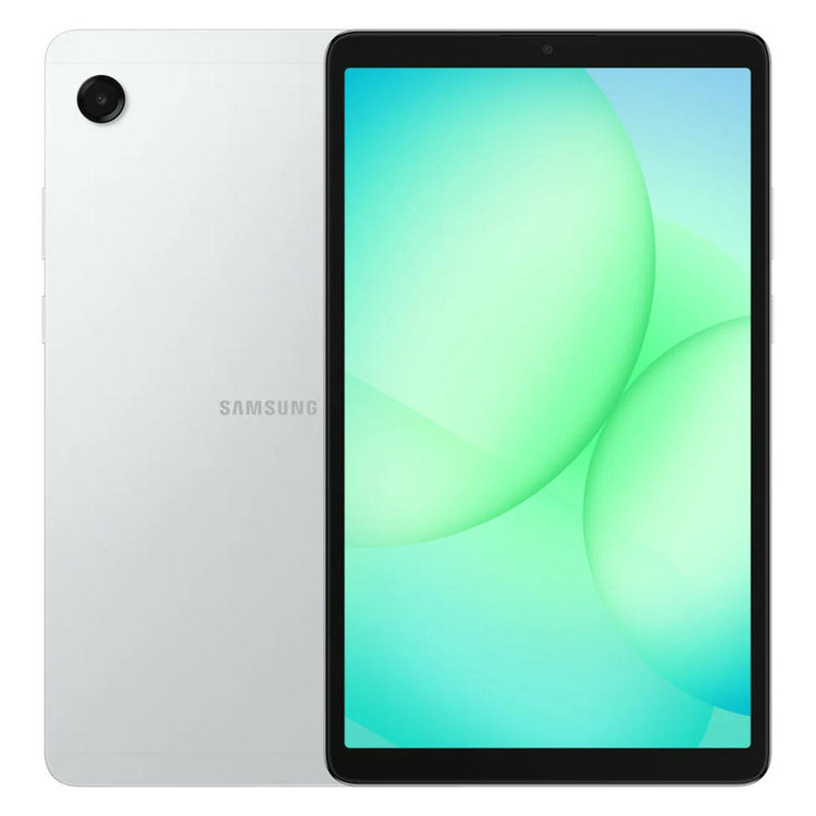 تبلت 8.7 اینچ سامسونگ مدل Galaxy Tab A11 4G، ظرفیت 64 گیگابایت و رم 4 گیگابایت، قابلیت پشتیبانی از سیم کارت، رزولوشن دوربین 8 مگاپیکسل، به همراه شارژر دیواری 25 وات سامسونگ مدل EP-TA800
