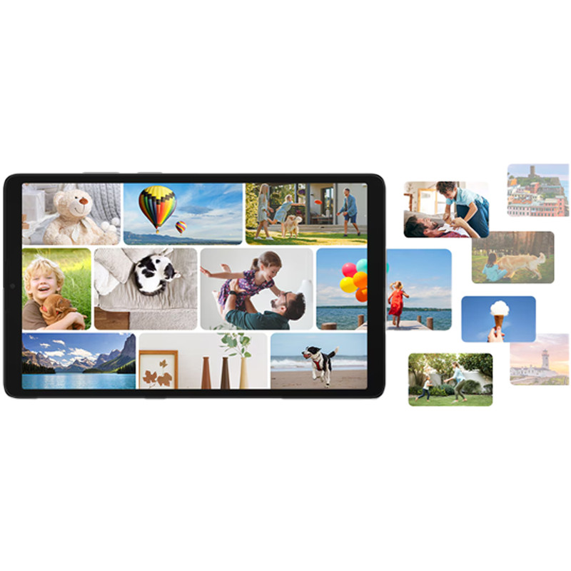 تبلت 8.7 اینچ سامسونگ مدل Galaxy Tab A11 4G، ظرفیت 64 گیگابایت و رم 4 گیگابایت، قابلیت پشتیبانی از سیم کارت، رزولوشن دوربین 8 مگاپیکسل، به همراه شارژر دیواری 25 وات سامسونگ مدل EP-TA800