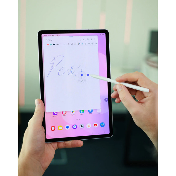 تبلت ۱۱ اینچ سامسونگ مدل Galaxy Tab S11 Wi-Fi ظرفیت 128 گیگابایت و رم 12 گیگابایت، رزولوشن دوربین ۱۳ مگاپیکسل، پشتیبانی از قلم و کیبورد