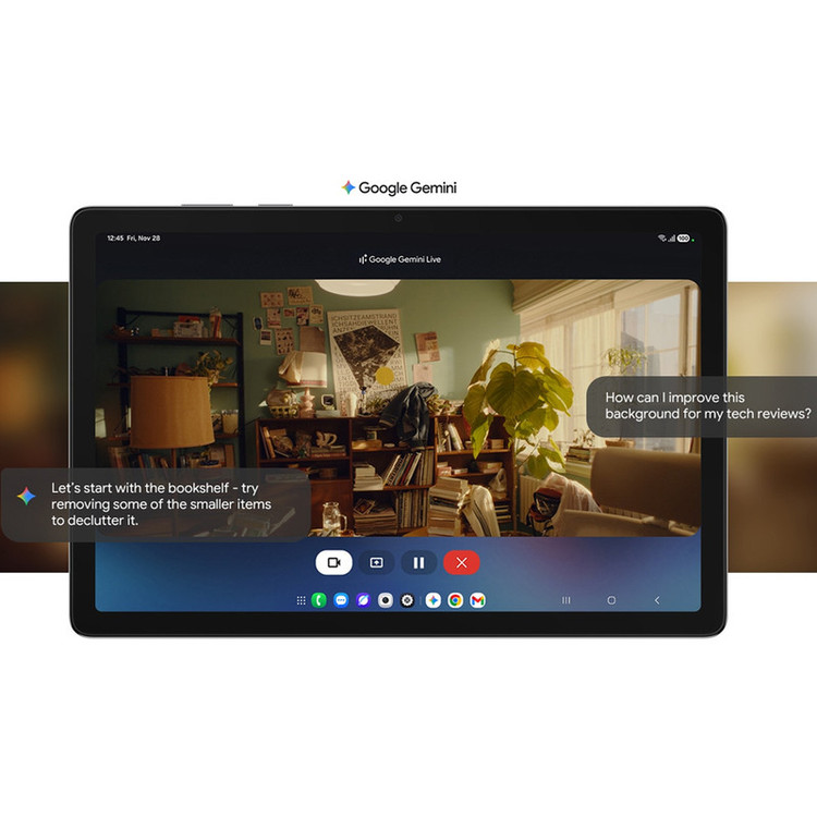 تبلت 11 اینچ سامسونگ مدل Galaxy Tab A11 Plus 5G، ظرفیت 256 گیگابایت و رم 8 گیگابایت، قابلیت پشتیبانی از سیم کارت، رزولوشن دوربین 8 مگاپیکسل، به همراه شارژر دیواری 25 وات سامسونگ مدل EP-TA800