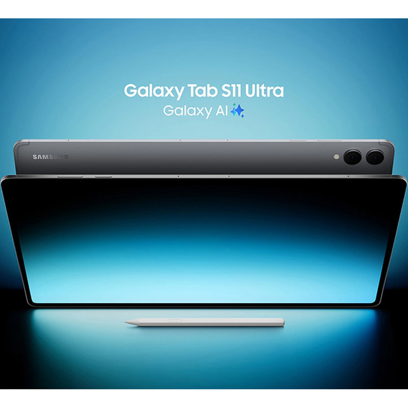 تبلت ۱۴.۶ اینچ سامسونگ مدل Galaxy Tab S11 Ultra Wi-Fi ظرفیت 512 گیگابایت و رم 12 گیگابایت، رزولوشن دوربین ۱۳ مگاپیکسل، پشتیبانی از قلم و کیبورد