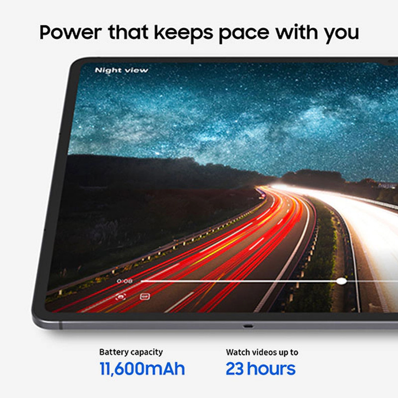 تبلت ۱۴.۶ اینچ سامسونگ مدل Galaxy Tab S11 Ultra Wi-Fi ظرفیت 512 گیگابایت و رم 12 گیگابایت، رزولوشن دوربین ۱۳ مگاپیکسل، پشتیبانی از قلم و کیبورد