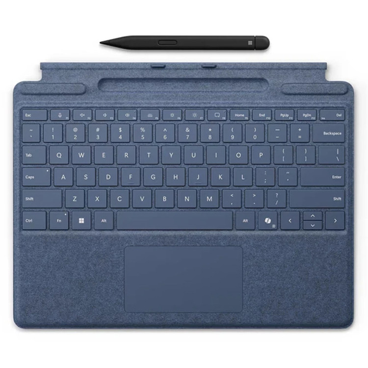 تبلت 13 اینچی مایکروسافت مدل Surface Pro 10-Core Ultra 7 165U ظرفیت 1 ترابایت و رم 64 گیگابایت به همراه کیبورد Surface Pro Copilot و قلم Slim Pen 2