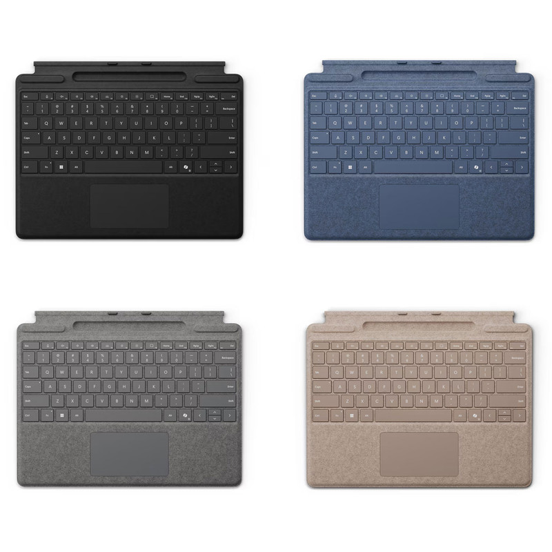 تبلت 13 اینچی مایکروسافت مدل Surface Pro 11-Snapdragon X Elite OLED ظرفیت 1 ترابایت و رم 16 گیگابایت به همراه کیبورد Surface Pro Copilot