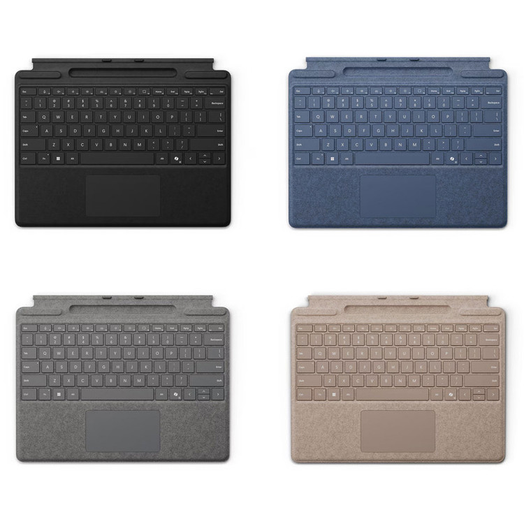 تبلت 13 اینچی مایکروسافت مدل Surface Pro 11-Snapdragon X Elite OLED ظرفیت 1 ترابایت و رم 16 گیگابایت به همراه کیبورد Surface Pro Copilot و قلم Slim Pen 2