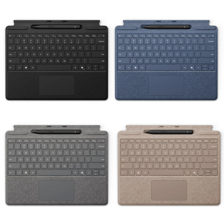 تبلت 13 اینچی مایکروسافت مدل Surface Pro 11 - Ultra 7 ظرفیت 1 ترابایت و رم 16 گیگابایت به همراه کیبورد Surface Pro Copilot و قلم Slim Pen 2