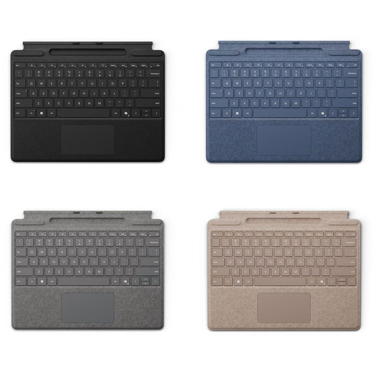 تبلت 13 اینچی مایکروسافت مدل Surface Pro 11-Snapdragon X Elite OLED ظرفیت 512 گیگابایت و رم 16 گیگابایت به همراه کیبورد Surface Pro Copilot و قلم Slim Pen 2